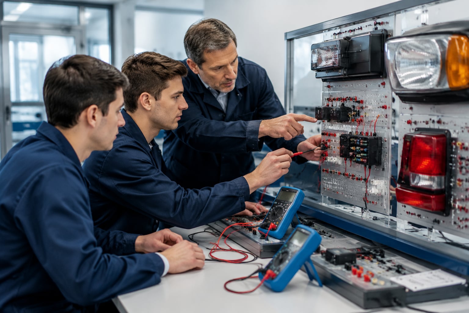 Automotive Electrical Training: From Circuit Recognition to Diagnosis