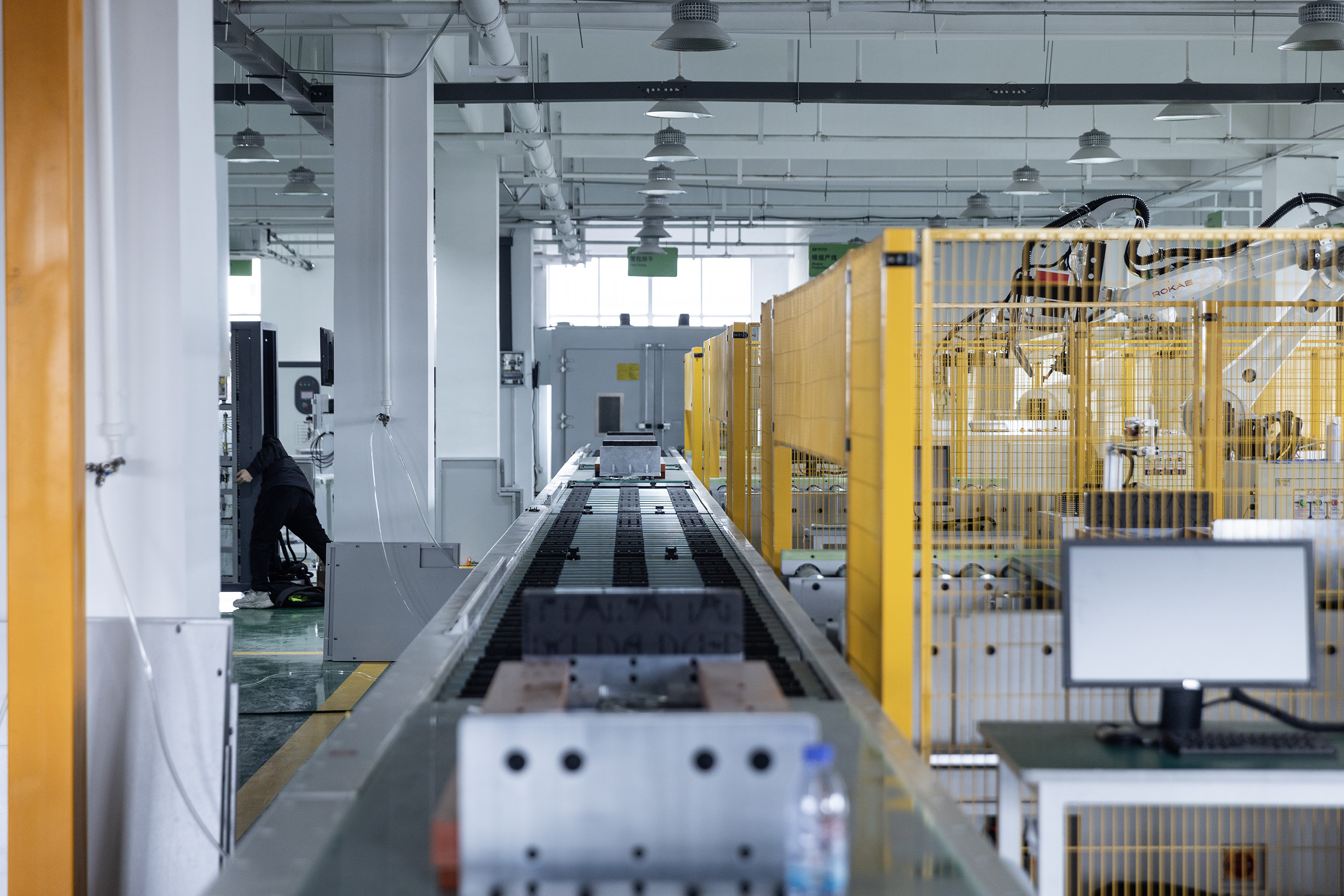 Automated production line inside the BTKX factory