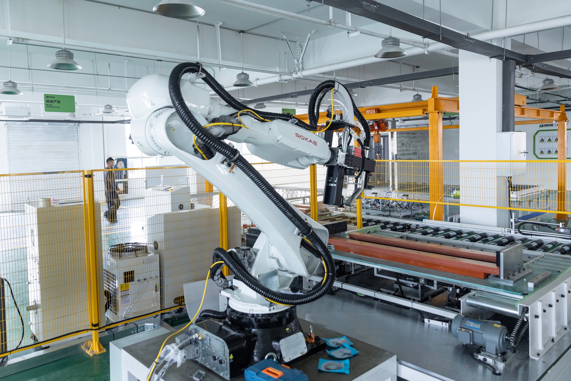 Robotic production cell at the BTKX Beijing facility